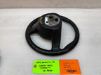 09 PORSCHE 997 911 BLACK LEATHER SPORT STEERING WHEEL MANUAL 99734780442 06-09