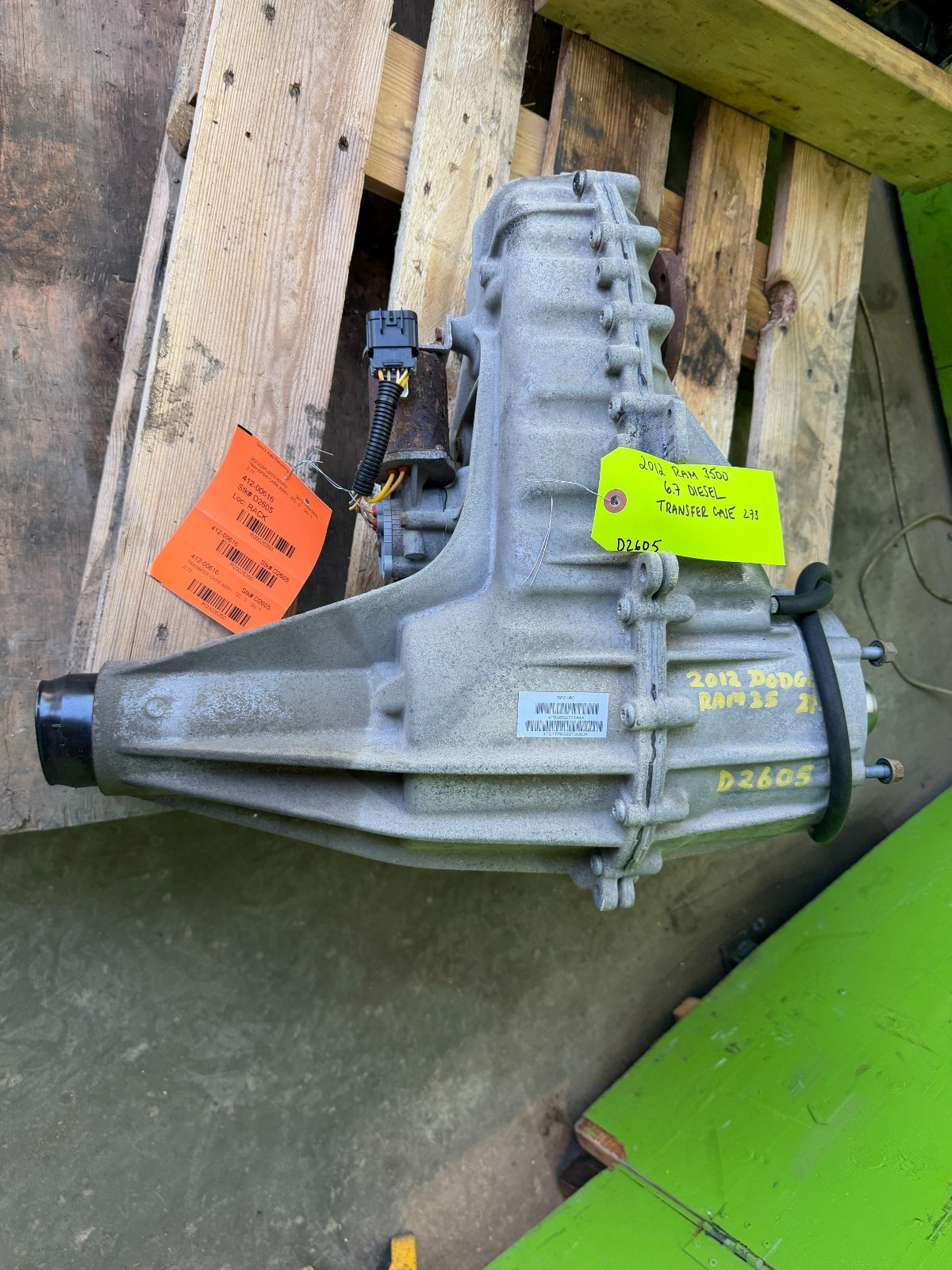 12 DODGE RAM 2500 3500 TRANSFER CASE P68069711AA 4WD 4X4 12-18