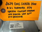 24 25 Chevrolet GMC SIERRA 3500 12.3" SPEEDO GAUGE CLUSTER TACH SCREEN 85012308