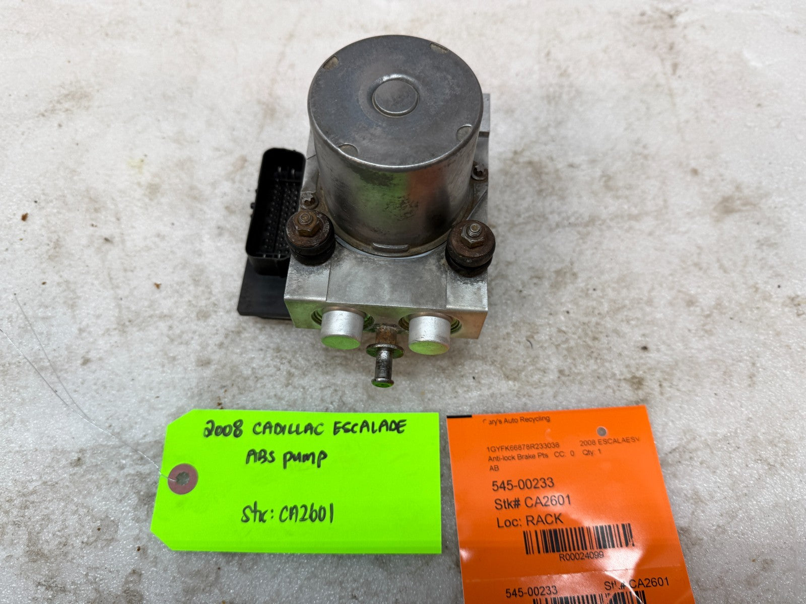 08 CADILLAC ESCALADE YUKON TAHOE ABS ANTI LOCK BRAKE PUMP  MODULE
