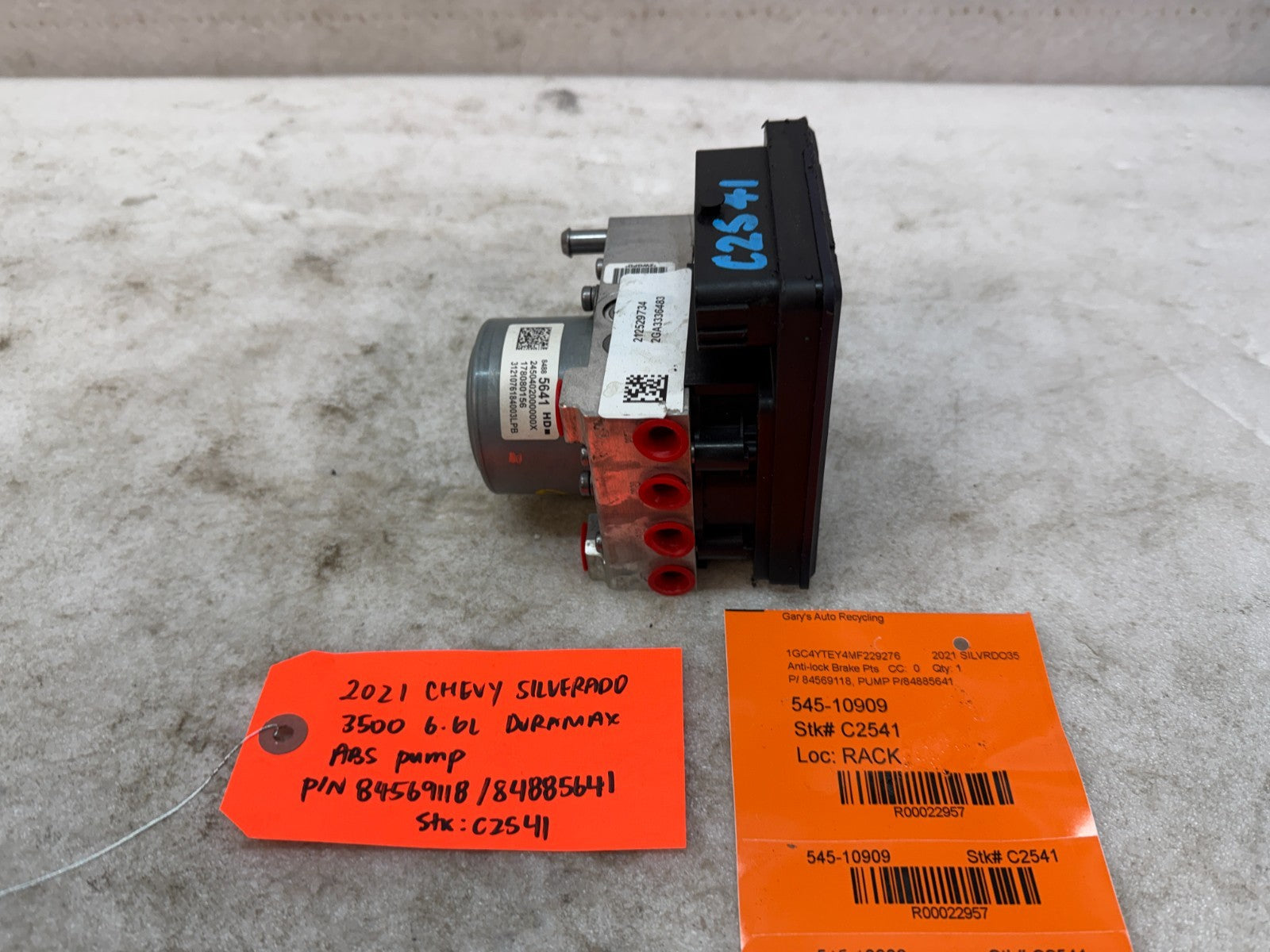 21 CHEVROLET GMC SIERRA SILVERADO 3500 2500 ABS ANTI LOCK BRAKE PUMP 84569118