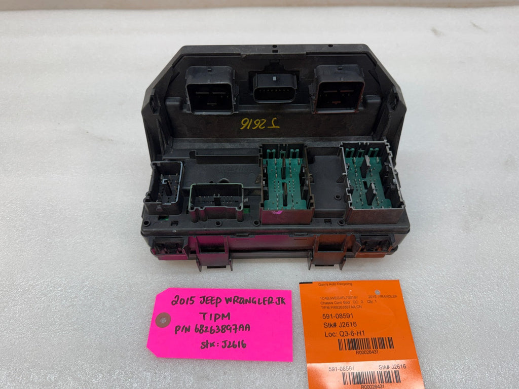 15 JEEP WRANGLER JK TIPM INTEGRATED MODULE FUSE BOX 68263897AA