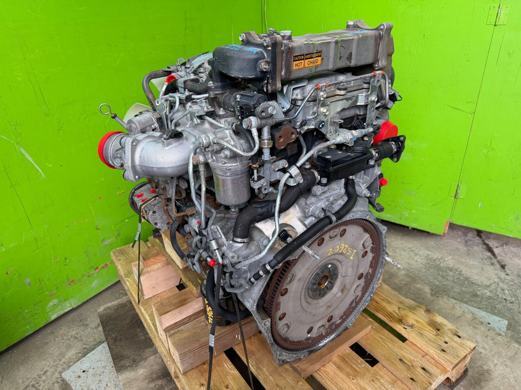 12 ISUZU NRR NPR NQR 5.2 COMPLETE ENGINE MOTOR ASSEMBLY 4HK1TC 130k!!