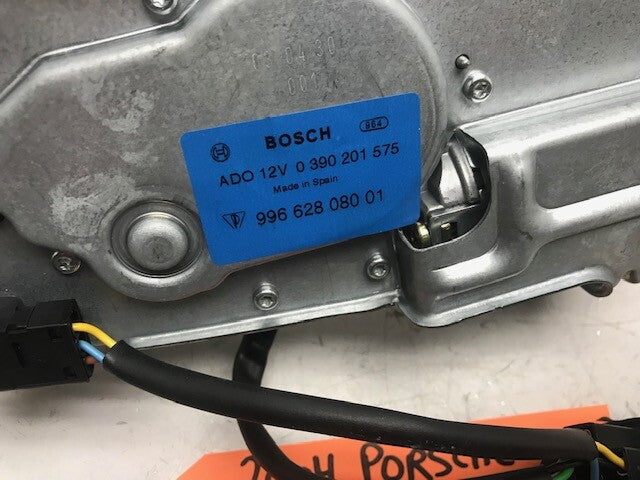 02 03 04 05 PORSCHE 996 911 C2 C4S REAR WINDSHIELD WIPER MOTOR 99662808001 44k!!
