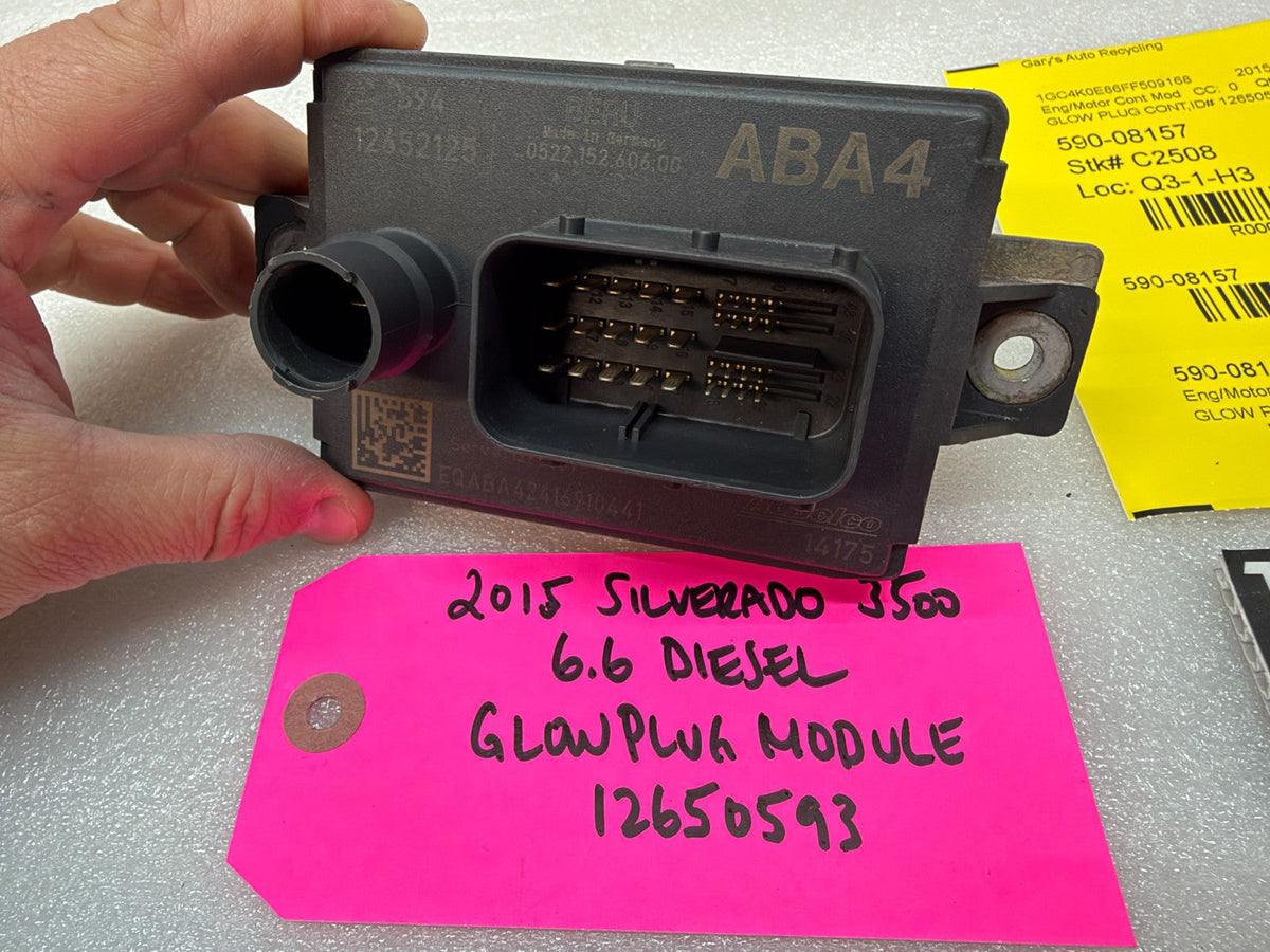13-16 Chevrolet GMC 2500HD 3500 DURAMAX 6.6 LML GPM GLOW PLUG CONTROL MODULE