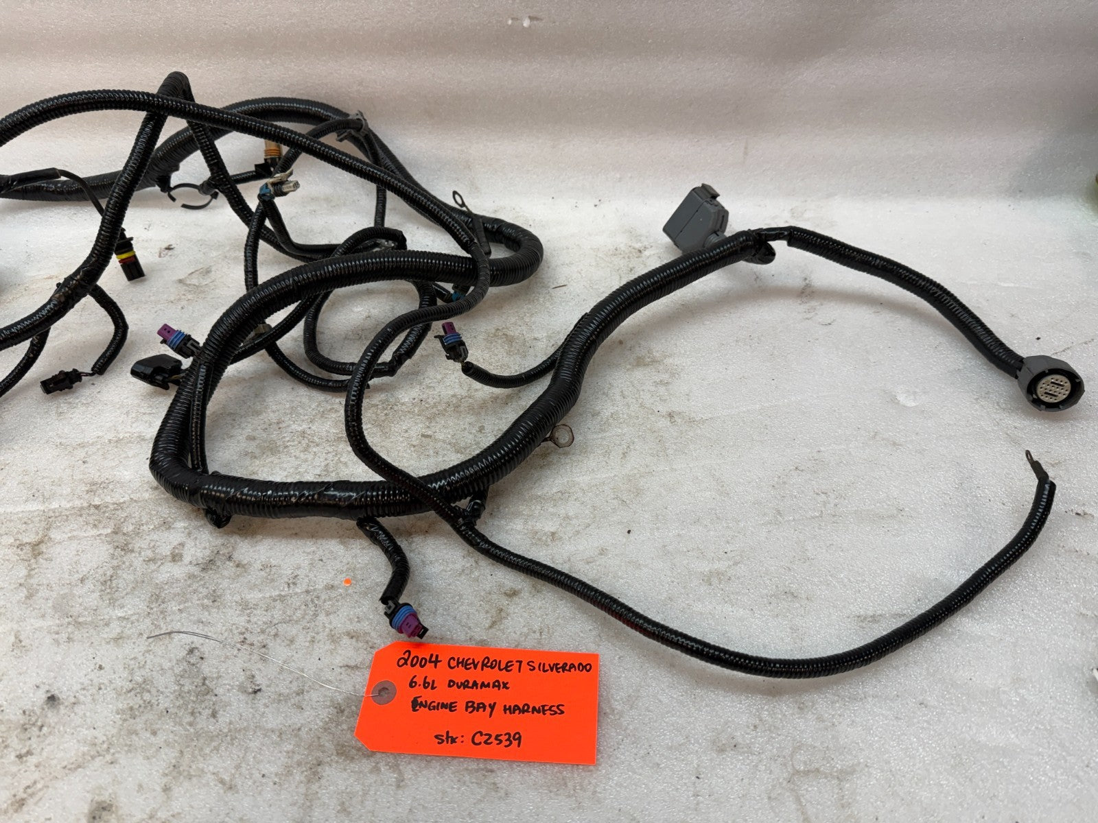 04 Chevrolet GMC 2500HD 3500HD DURAMAX 6.6 LLY DIESEL ENGINE WIRING LOOM HARNESS