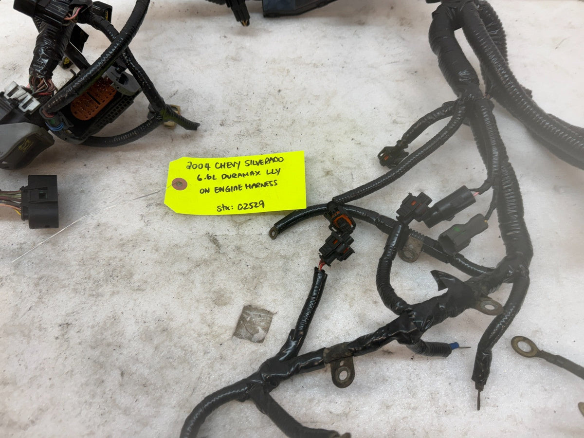 04 Chevrolet GMC 2500HD 3500HD DURAMAX 6.6 LLY DIESEL ENGINE WIRING LOOM HARNESS