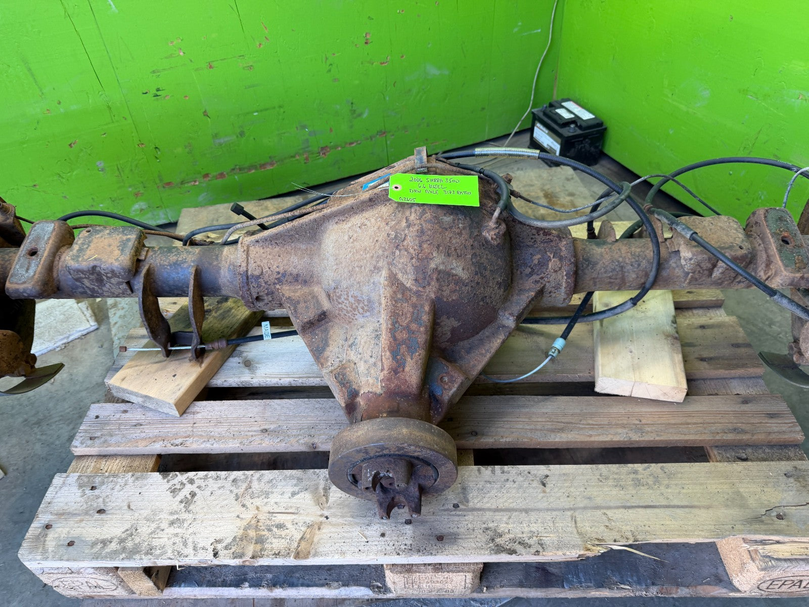 01-07 GMC SIERRA SILVERADO 3500HD DRW REAR DIFFERENTIAL AXLE GT4 G80 3.73 REMAN