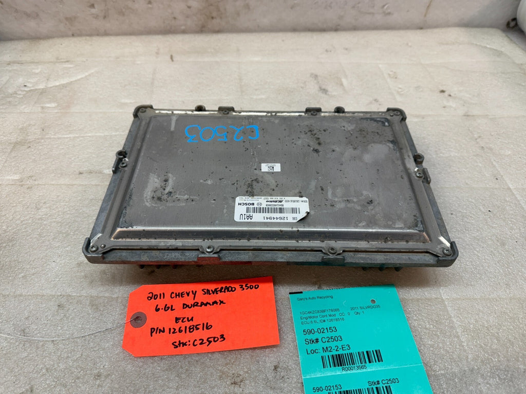 11-14 Chevrolet GMC 2500HD DURAMAX 6.6 LML OEM ENGINE COMPUTER ECU ECM 12618516