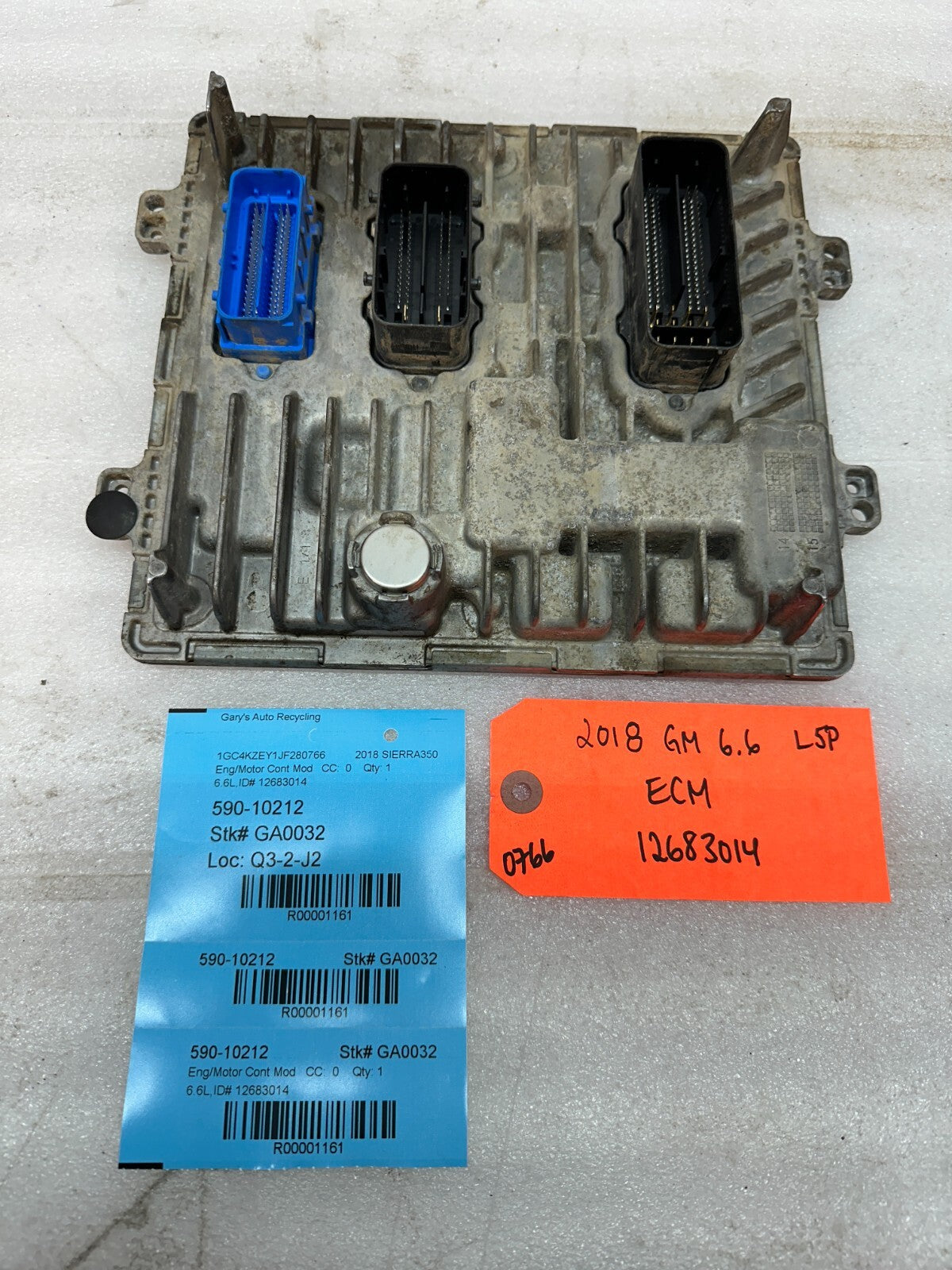 17-19 CHEVROLET GMC 3500 6.6 L5P DURAMAX DIESEL ENGINE COMPUTER ECM ECU 12683014