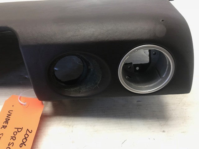 06 Porsche 997 BROWN COCOA DRIVERS SIDE LEFT KNEE BOLSTER UNDER COLUMN 05-13