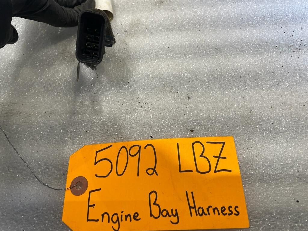 06 07 GMC CHEVROLET 2500HD DURAMAX 6.6 LBZ ENGINE BAY MOTOR WIRING HARNESS LOOM