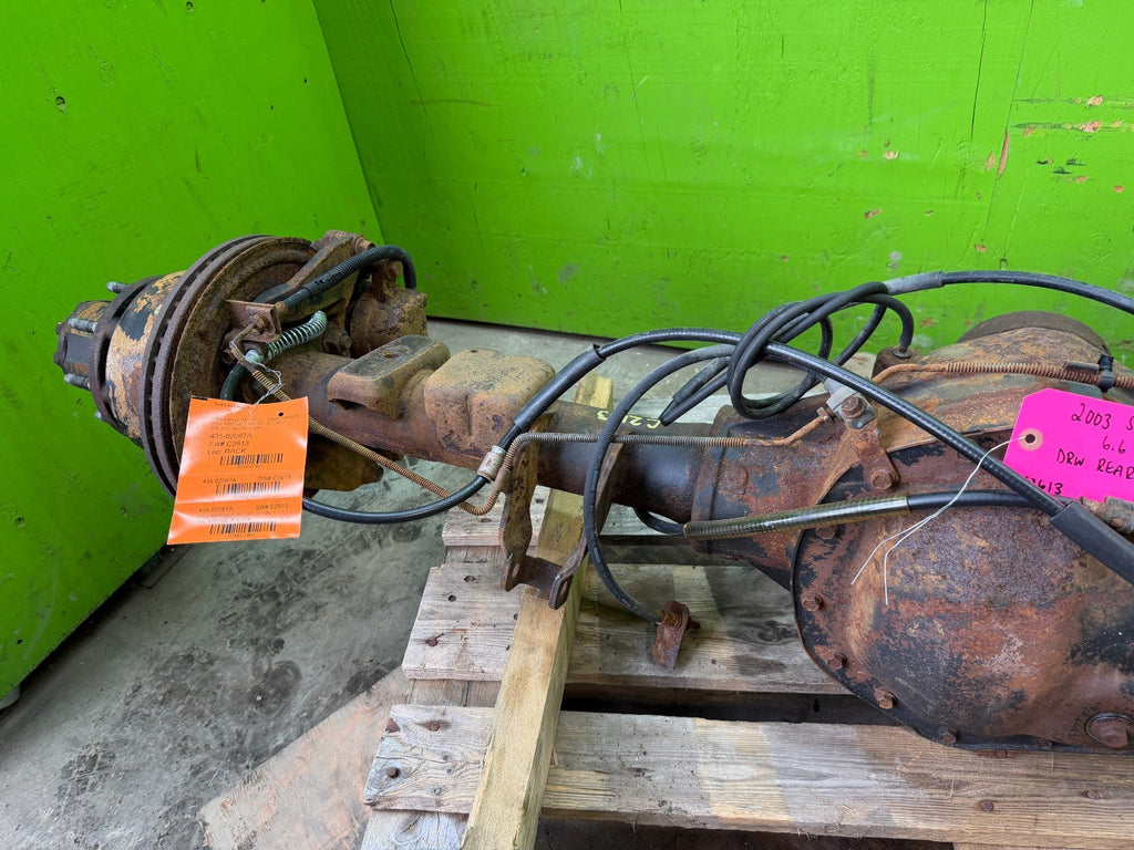 01-07 GMC SIERRA SILVERADO 3500HD DRW REAR DIFFERENTIAL AXLE GT4 G80 3.73