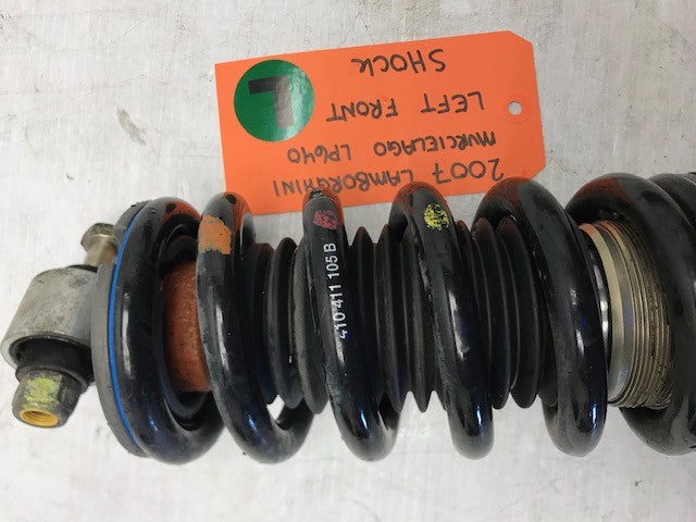 07 LAMBORGHINI MURCIELAGO LP640 LEFT FRONT SUSPENSION SHOCK STRUT SPRING
