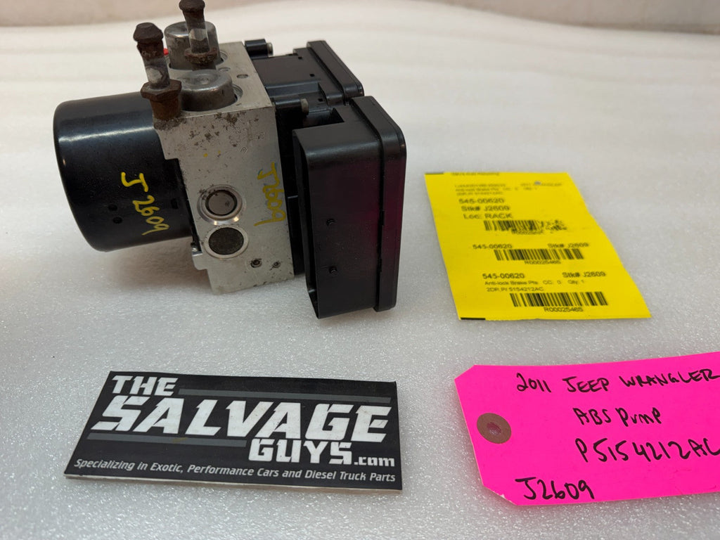 11 JEEP WRANGLER JK JKU OEM ABS ANTI LOCK BRAKE PUMP MODULE P05154212AC
