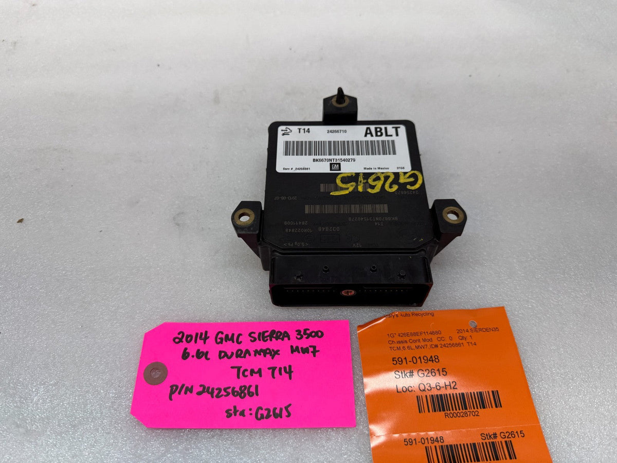 09-15 GMC SIERRA ALLISON T14 TRANSMISSION CONTROL MODULE TCM TCU 24256861