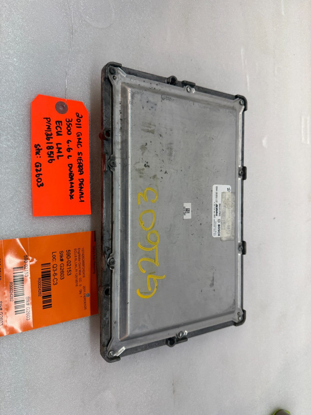 11-14 Chevrolet GMC 2500HD DURAMAX 6.6 LML OEM ENGINE COMPUTER ECU ECM 12618516