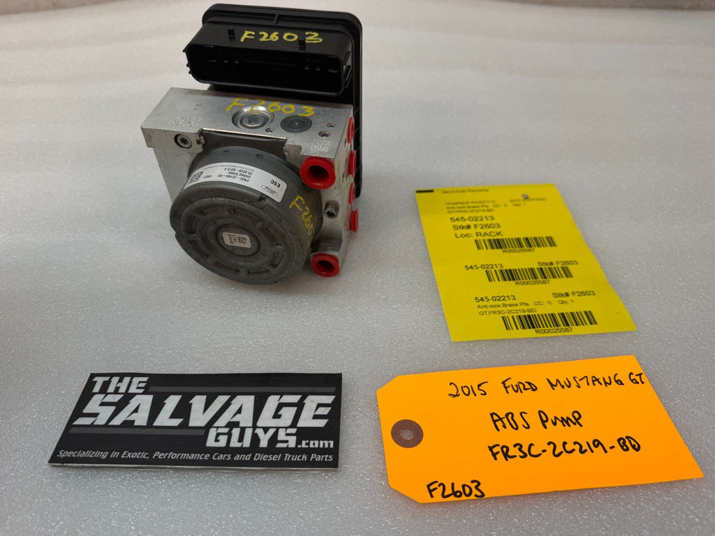 15 FORD MUSTANG GT ABS ANTI LOCK BRAKE PUMP MODULE FR3C-2C219-BD