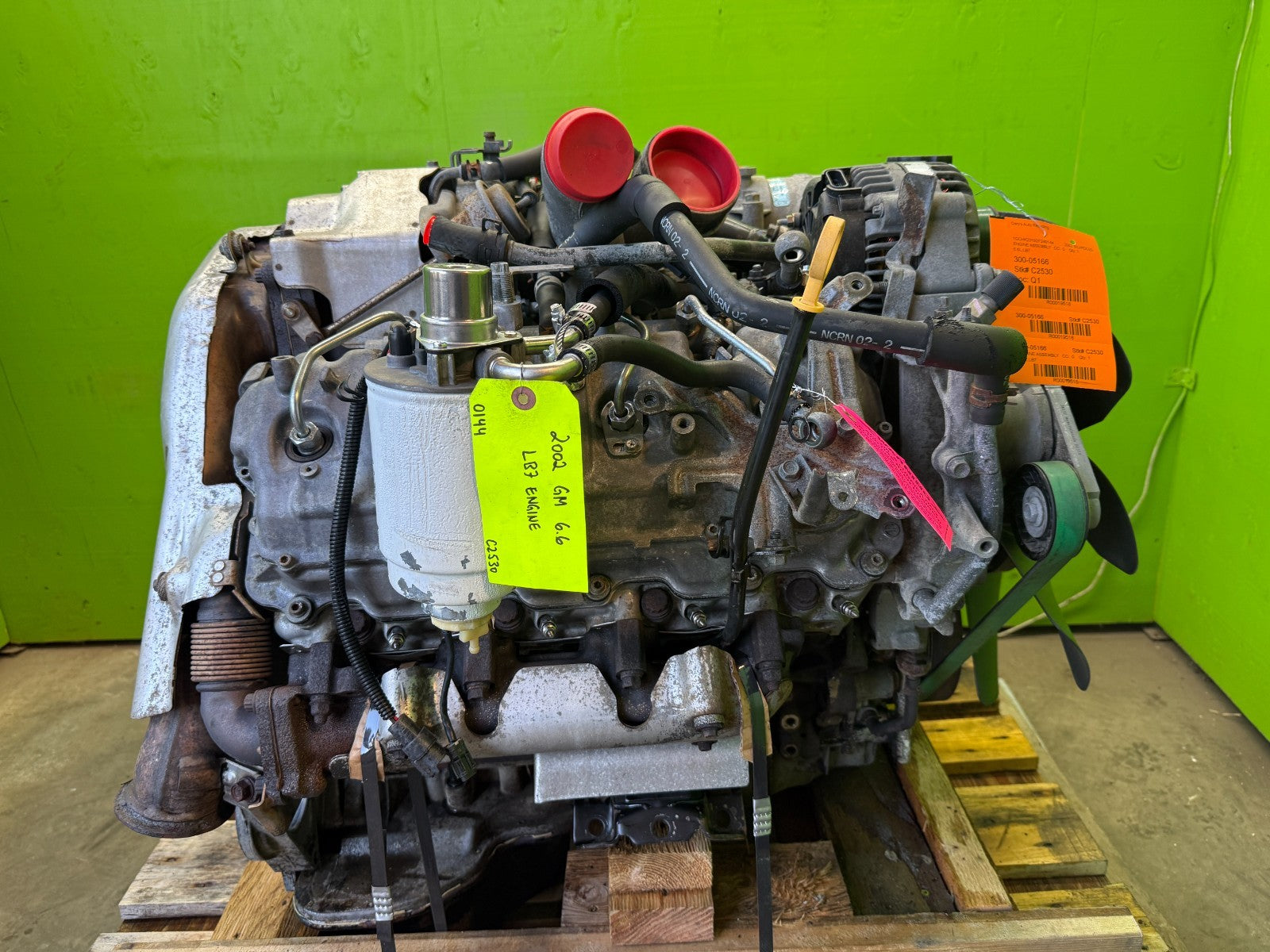 01-04 CHEVROLET GMC 2500 3500 6.6 LB7 DURAMAX DIESEL ENGINE MOTOR NO CORE!!