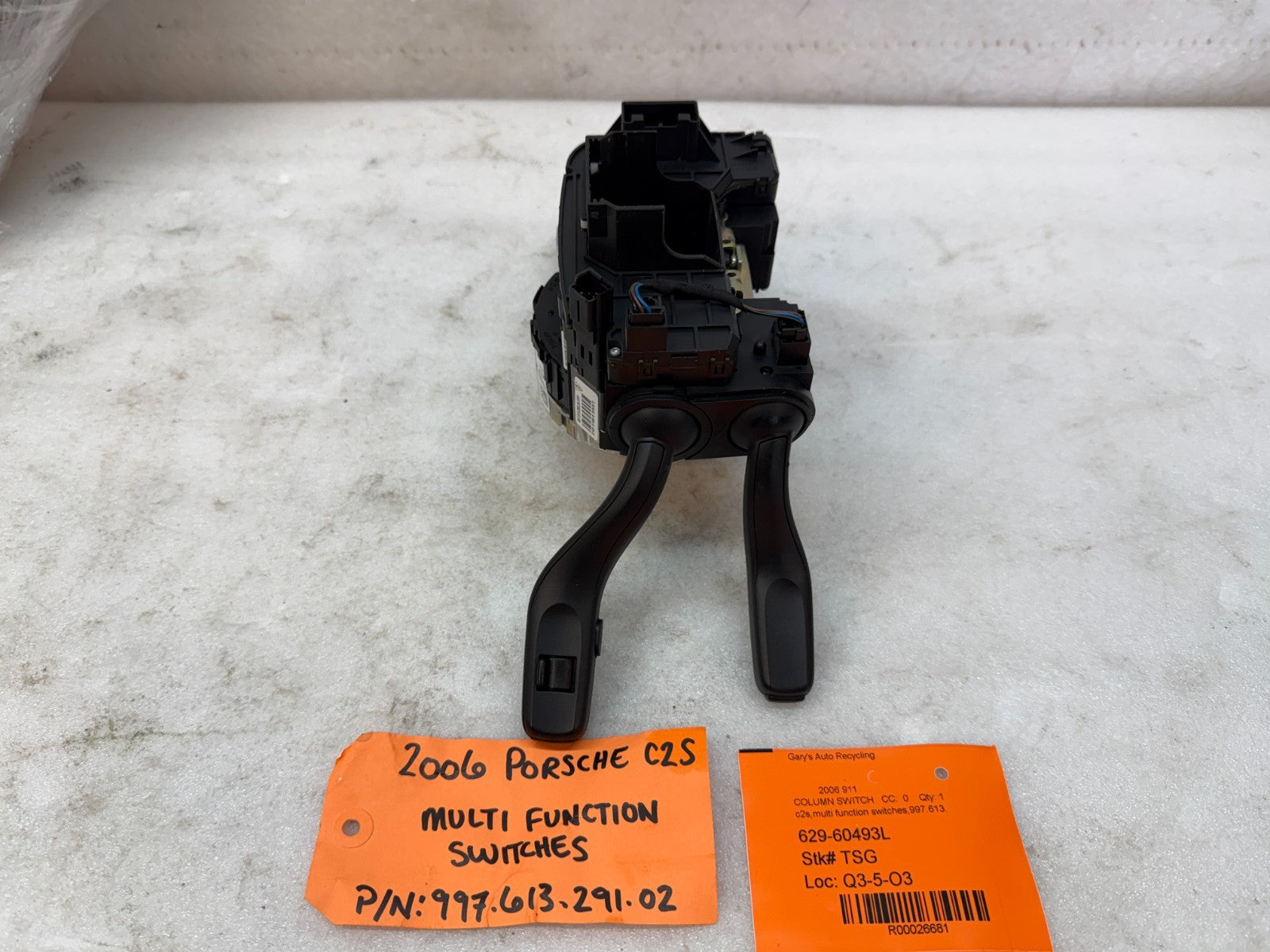 05-08 PORSCHE 997TT 997 MULTI FUNCTION WIPER SIGNAL CRUISE SWITCH 99761329102