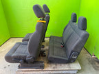 07-18 JEEP WRANGLER JK  2 DR OEM FRONT REAR COMPLETE SEATS SET DARK GREY GRAY