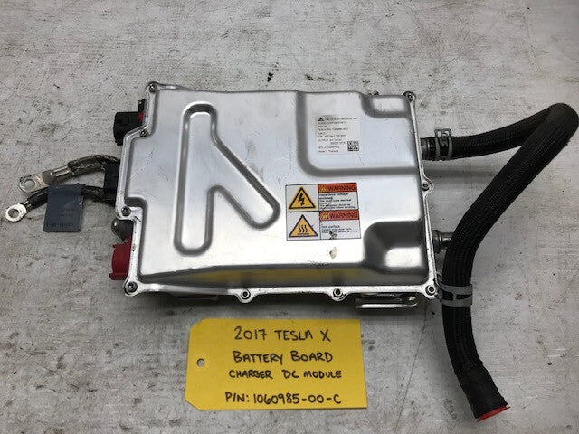 16 17 18 19 TESLA MODEL X 100D DC BATTERY CHARGER CONTROL MODULE 1060985-00 32K