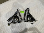 07-13 CHEVROLET GMC SILVERADO SIERRA EXTENDED CAB BLACK EBONY FRONT SEAT BELTS