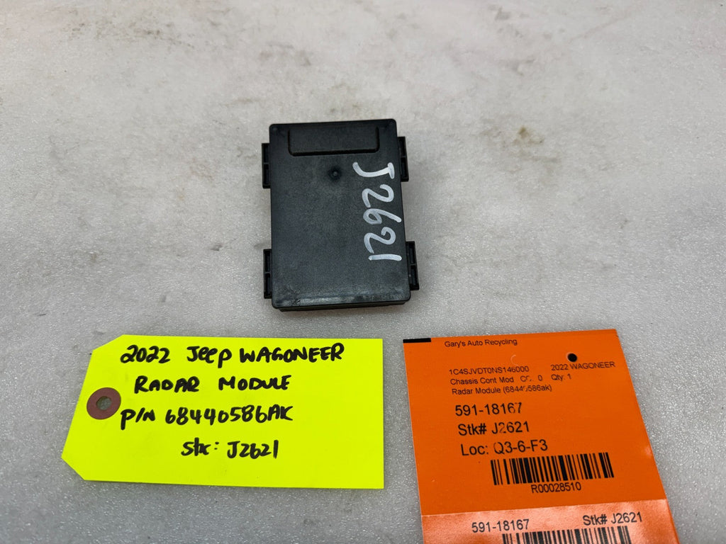 21-25 Jeep Wagoneer Grand Cherokee Front Radar Sensor Module 68440586AK 24K