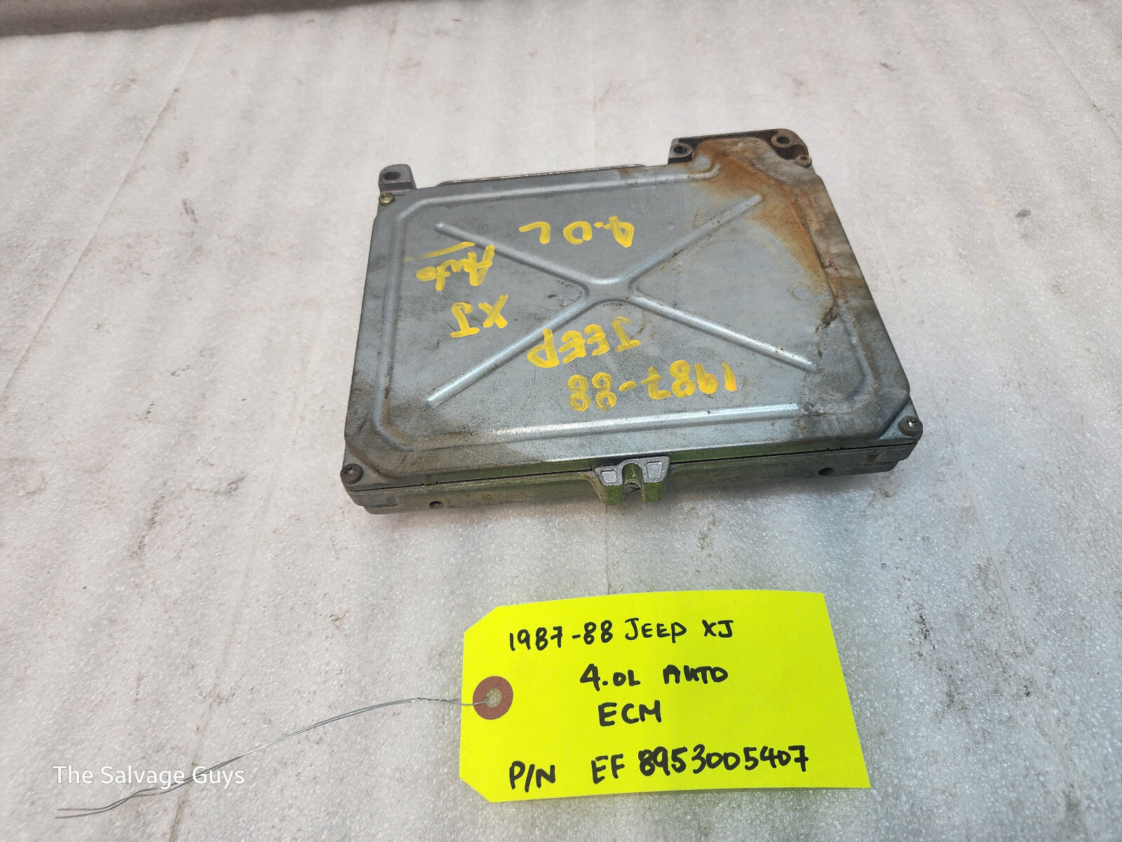 87-90 JEEP CHEROKEE XJ MJ 4.0 AUTOMATIC ENGINE MOTOR ECM ECU EF8953005407
