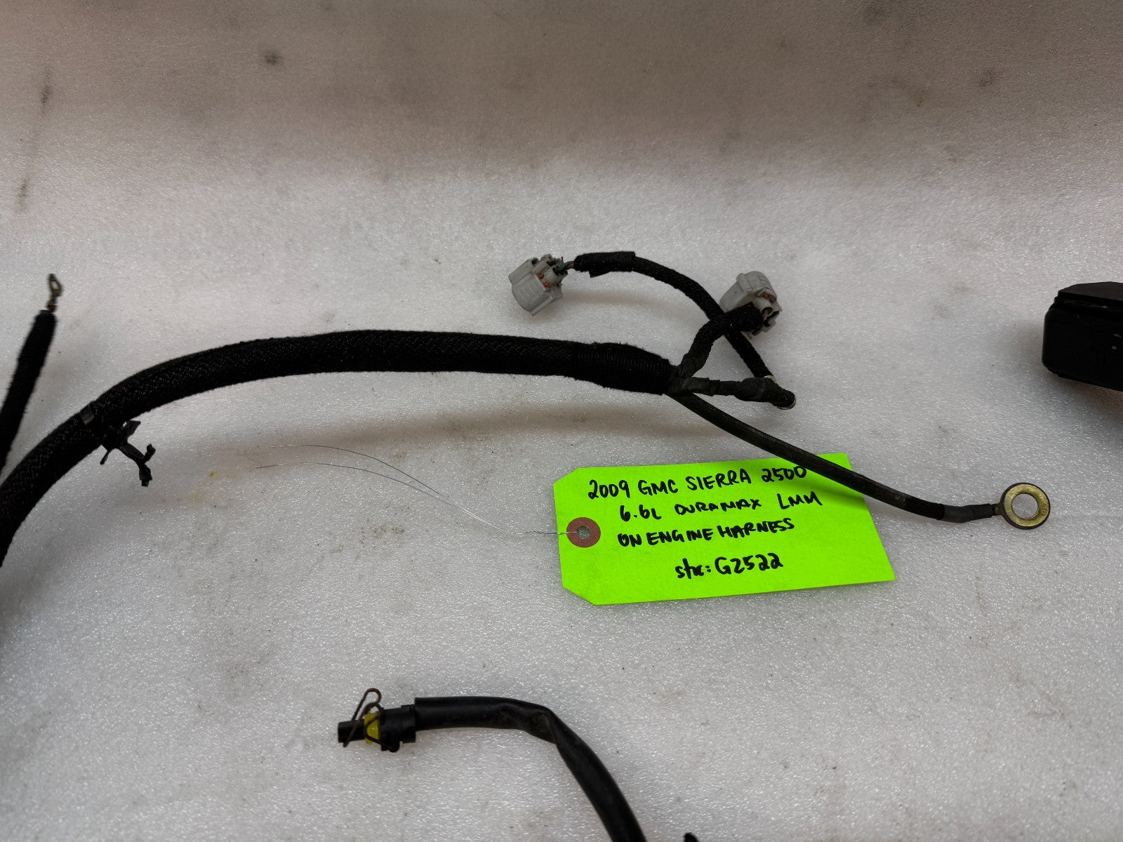 07-10 GMC CHEVROLET 2500HD DURAMAX 6.6 LMM ENGINE MOTOR WIRING HARNESS LOOM