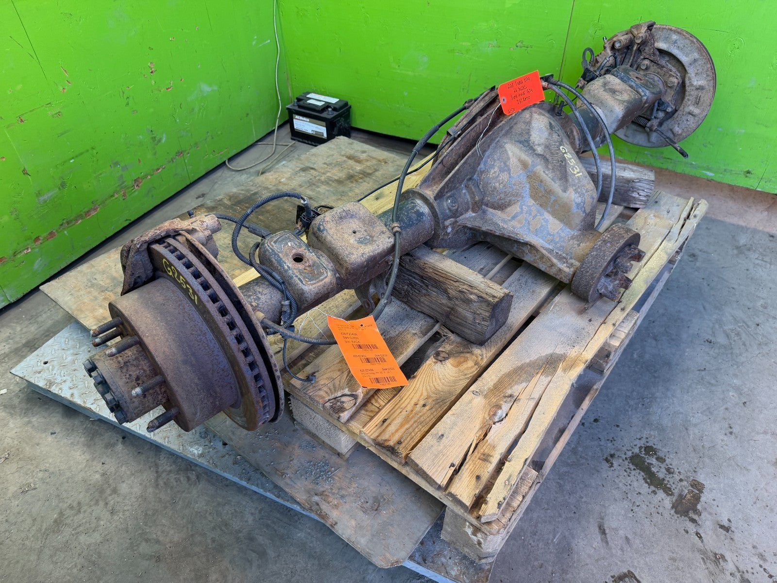 11-19 GMC SIERRA SILVERADO 2500HD 3500 3.73 REAR DIFFERENTIAL AXLE SRW GT4 G80