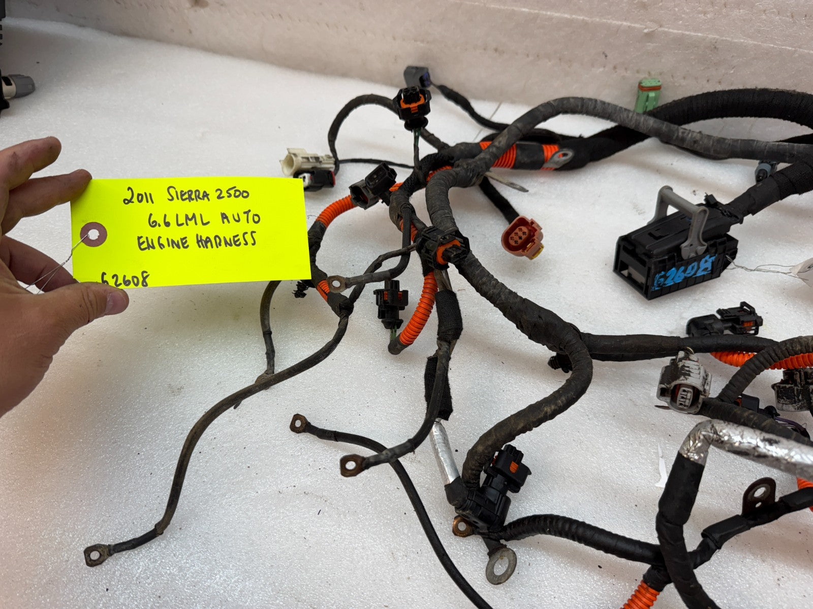 11 GMC SIERRA CHEVROLET SILVERADO 3500HD DURAMAX 6.6 LML ENGINE WIRING HARNESS