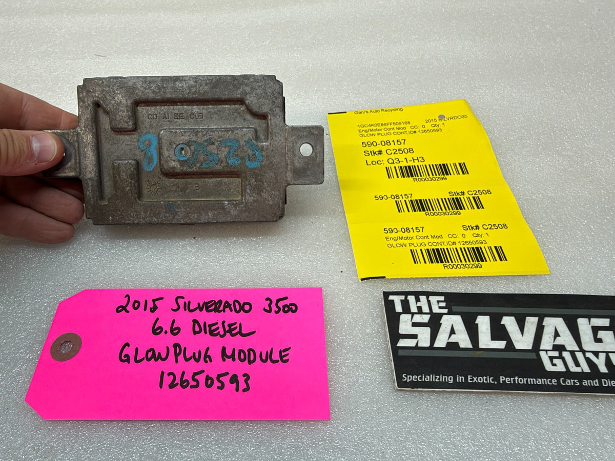 13-16 Chevrolet GMC 2500HD 3500 DURAMAX 6.6 LML GPM GLOW PLUG CONTROL MODULE