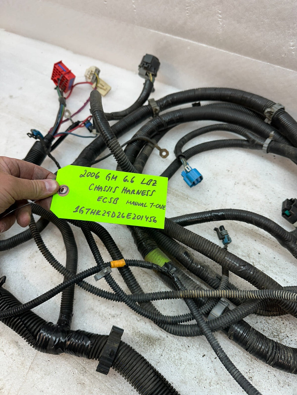 06 07 Chevrolet GMC 2500HD 3500 4wd EXT CAB SHORT BOX CHASSIS WIRING HARNESS