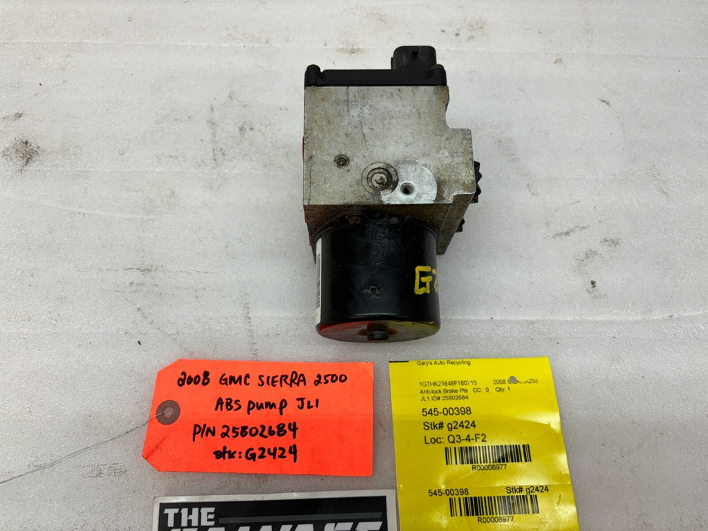 07-10 Chevrolet GMC 2500HD 3500 SIERRA DURAMAX ABS ANTI LOCK BRAKE PUMP 25802684