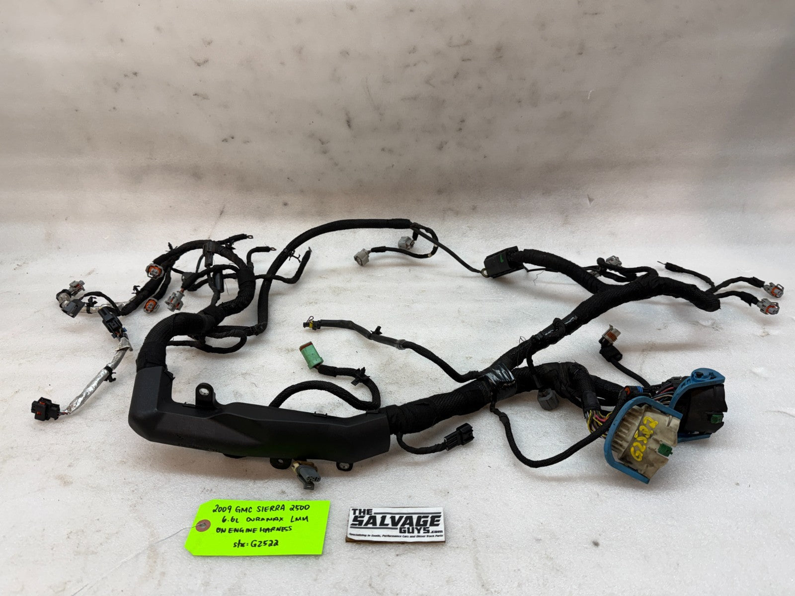 07-10 GMC CHEVROLET 2500HD DURAMAX 6.6 LMM ENGINE MOTOR WIRING HARNESS LOOM