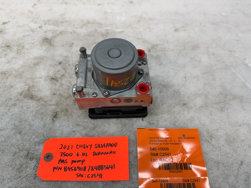 21 CHEVROLET GMC SIERRA SILVERADO 3500 2500 ABS ANTI LOCK BRAKE PUMP 84569118