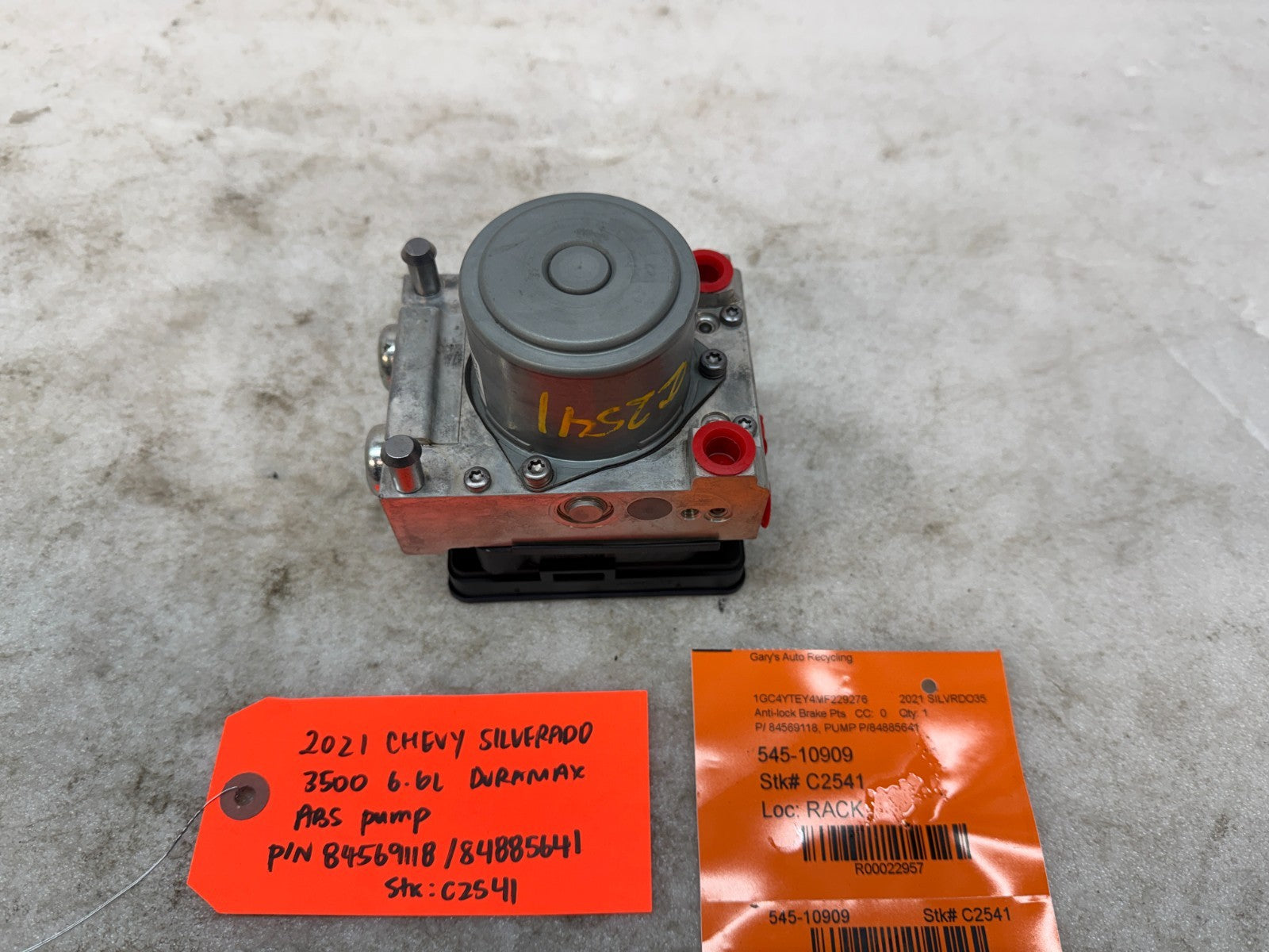 21 CHEVROLET GMC SIERRA SILVERADO 3500 2500 ABS ANTI LOCK BRAKE PUMP 84569118