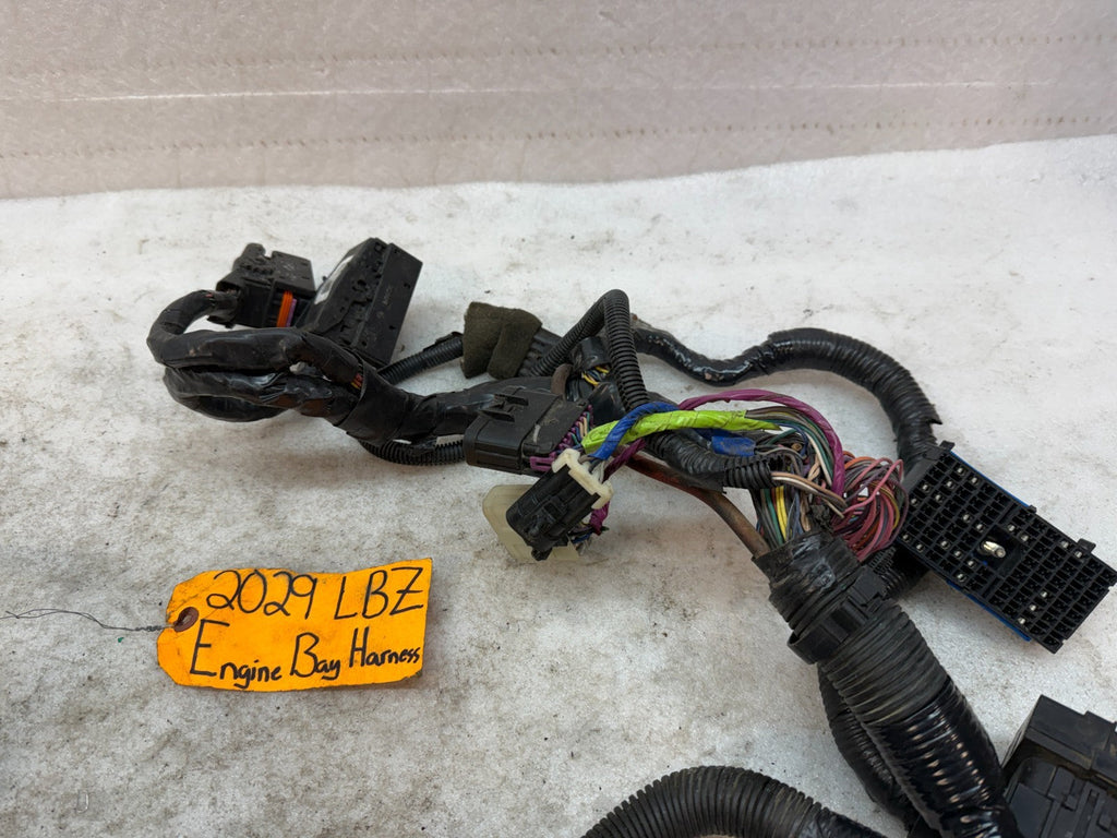 06 07 GMC CHEVROLET 2500HD DURAMAX 6.6 LBZ ENGINE BAY MOTOR WIRING HARNESS LOOM