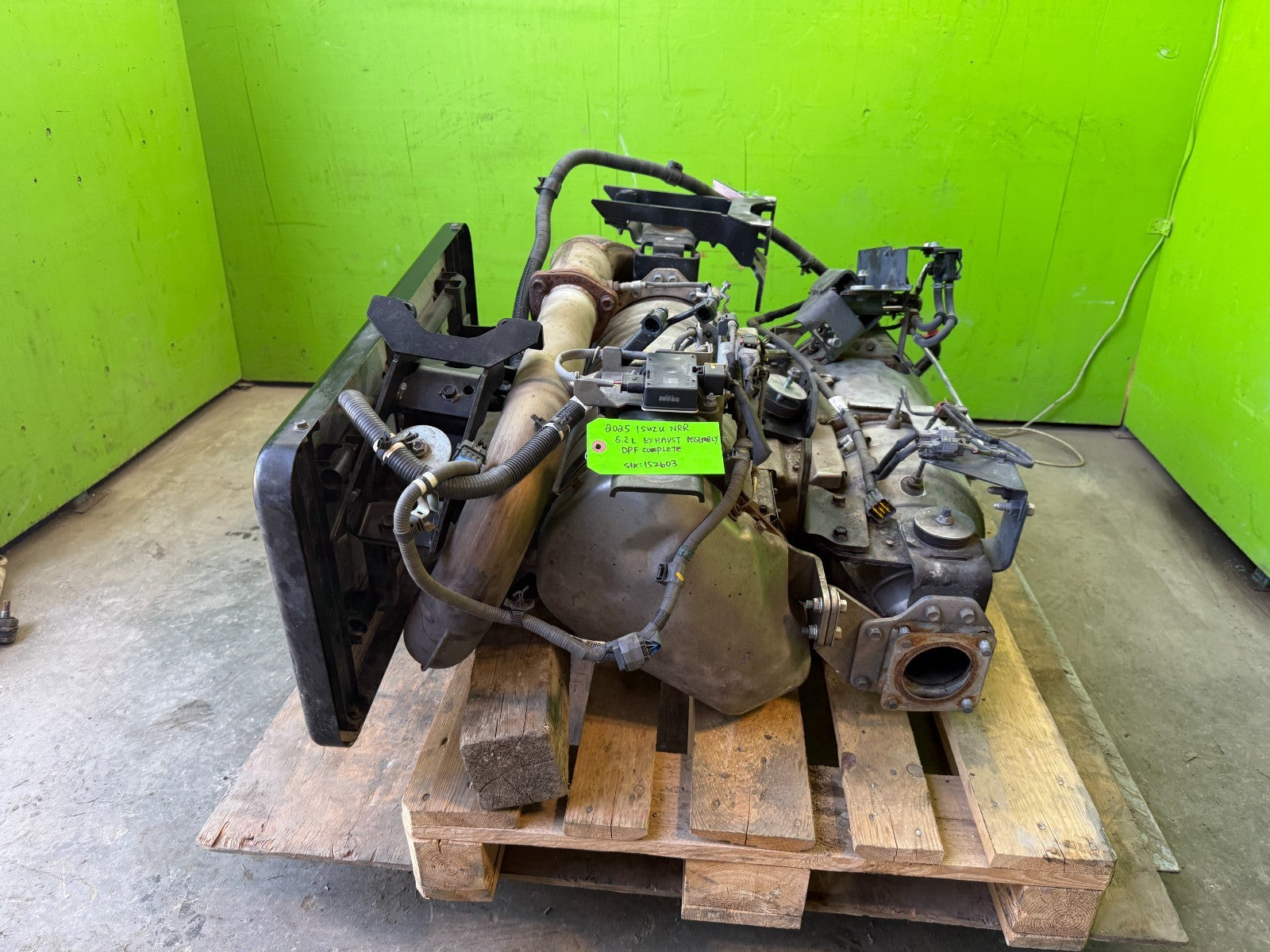 25 ISUZU NRR NPR NQR 5.2 DIESEL DPF COMPLETE EXHAUST SYSTEM 4HK1TC