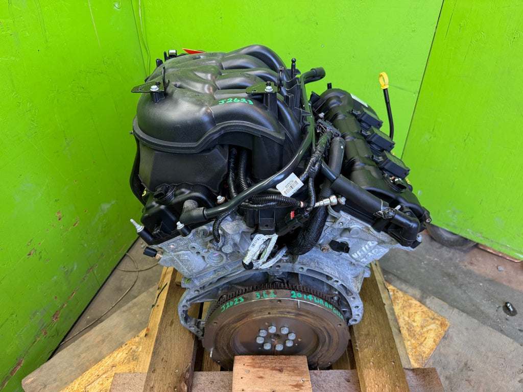 14 JEEP WRANGLER JK 3.6 COMPLETE ENGINE MOTOR ASSEMBLY 80k 14-18