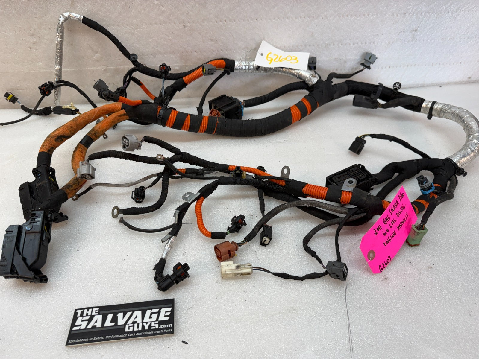 11 GMC SIERRA CHEVROLET SILVERADO 3500HD DURAMAX 6.6 LML ENGINE WIRING HARNESS