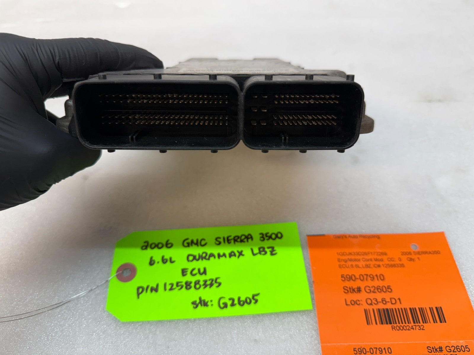 06 07 Chevrolet GMC 2500HD DURAMAX 6.6 LBZ ECM ECU ENGINE COMPUTER 12604137