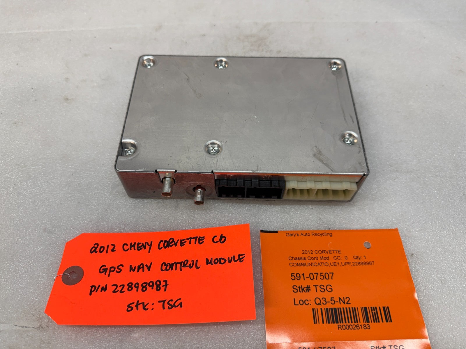 10-13 CHEVROLET CORVETTE C6 OEM ONSTAR COMMUNICATION MODULE 22898987