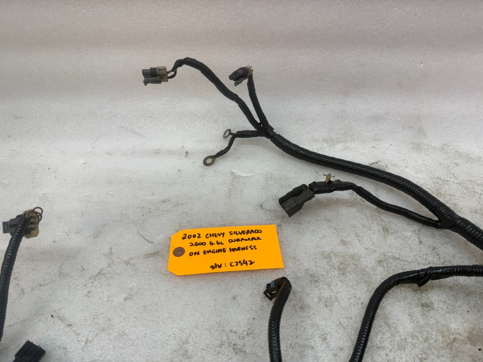 01 02 Chevrolet GMC DURAMAX LB7 6.6 ON ENGINE WIRING HARNESS LOOM