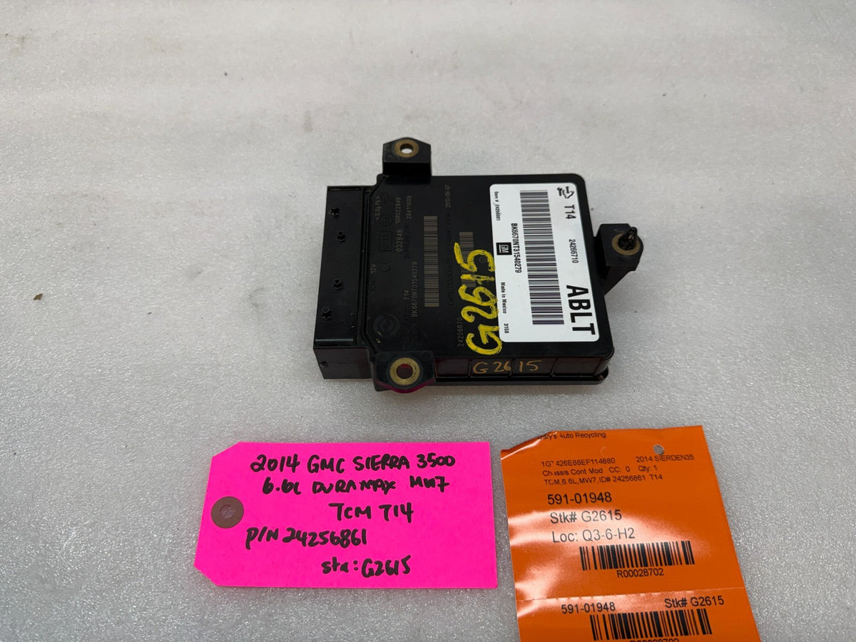 09-15 GMC SIERRA ALLISON T14 TRANSMISSION CONTROL MODULE TCM TCU 24256861