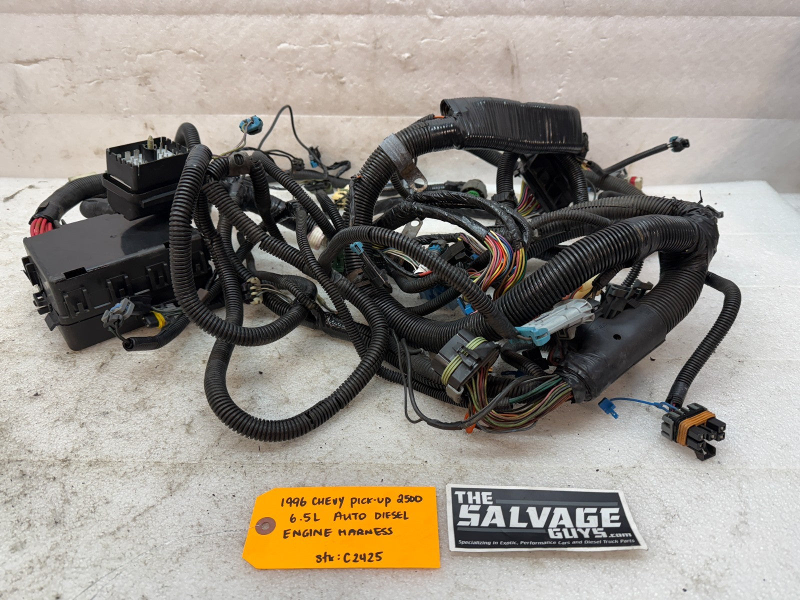 95 CHEVROLET GMC SIERRA SILVERADO YUKON 6.5 DIESEL ENGINE WIRING HARNESS
