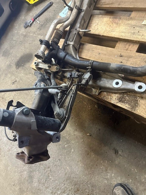 07-09 PORSCHE 997TT 997 TURBO LEFT FRONT SUSPENSION KNUCKLE KNEE SHOCK 13K!