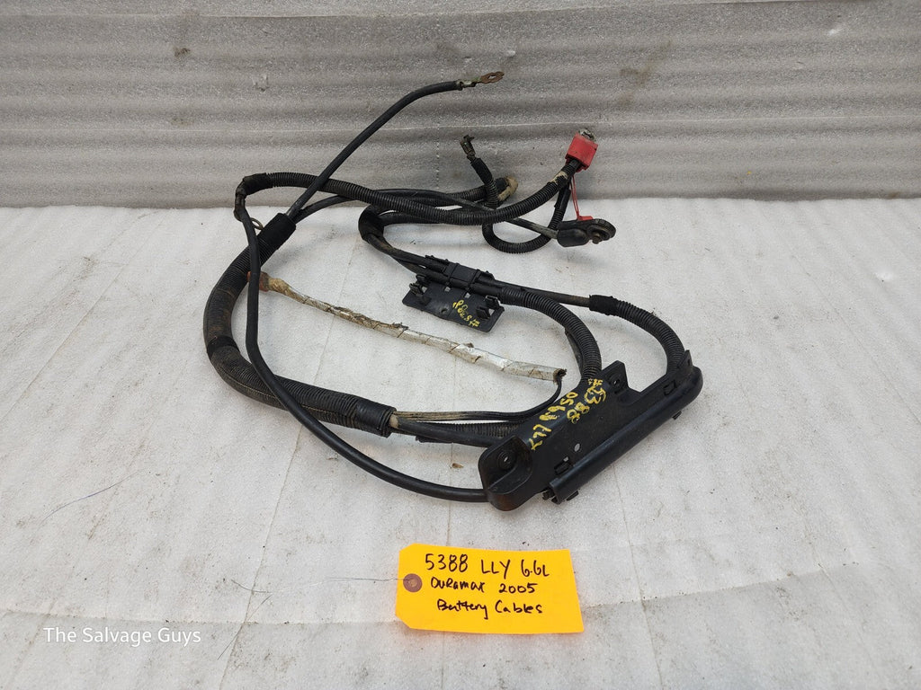 04 05 GMC CHEVROLET SILVERADO 2500HD 3500HD 6.6 LLY OEM BATTERY CABLES