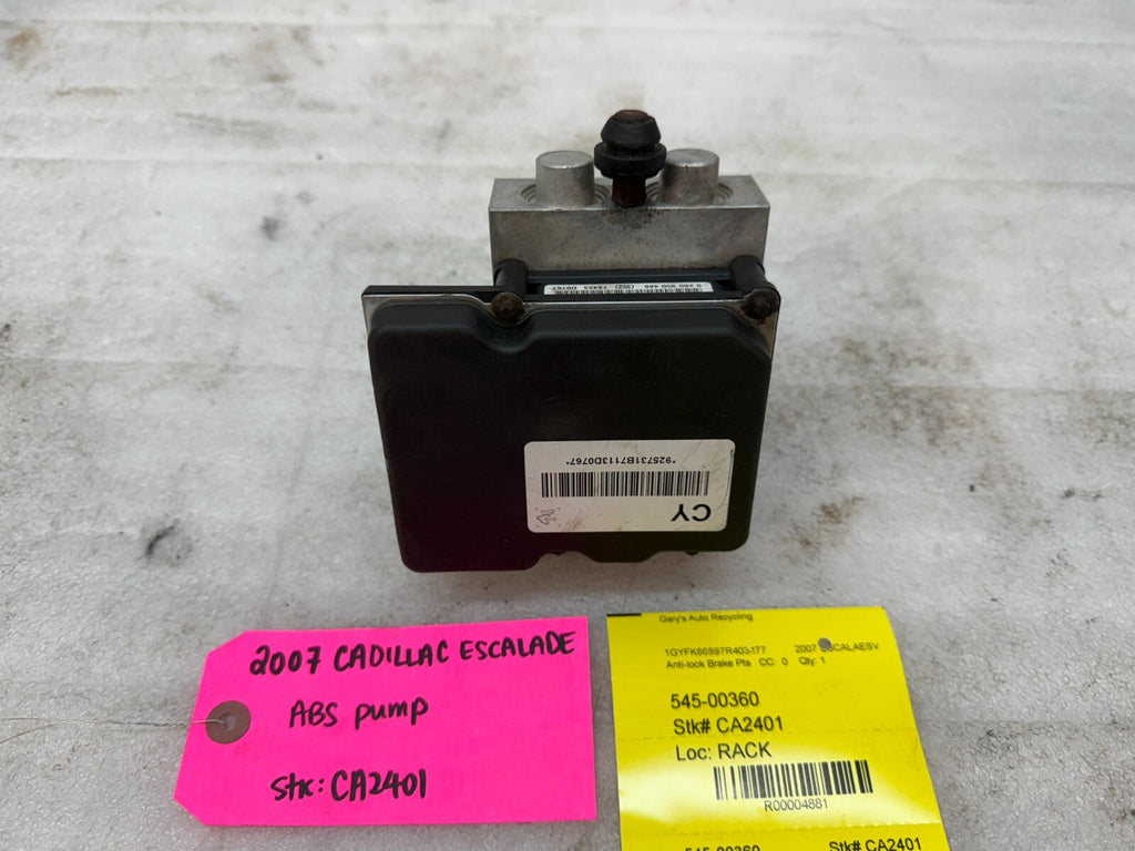 07 CADILLAC ESCALADE YUKON TAHOE ABS ANTI LOCK BRAKE PUMP  MODULE